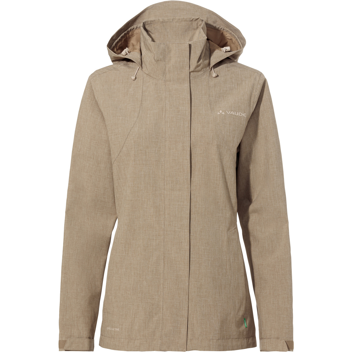 Vaude Damen Rosemoor II Jacke (Größe S, beige)
