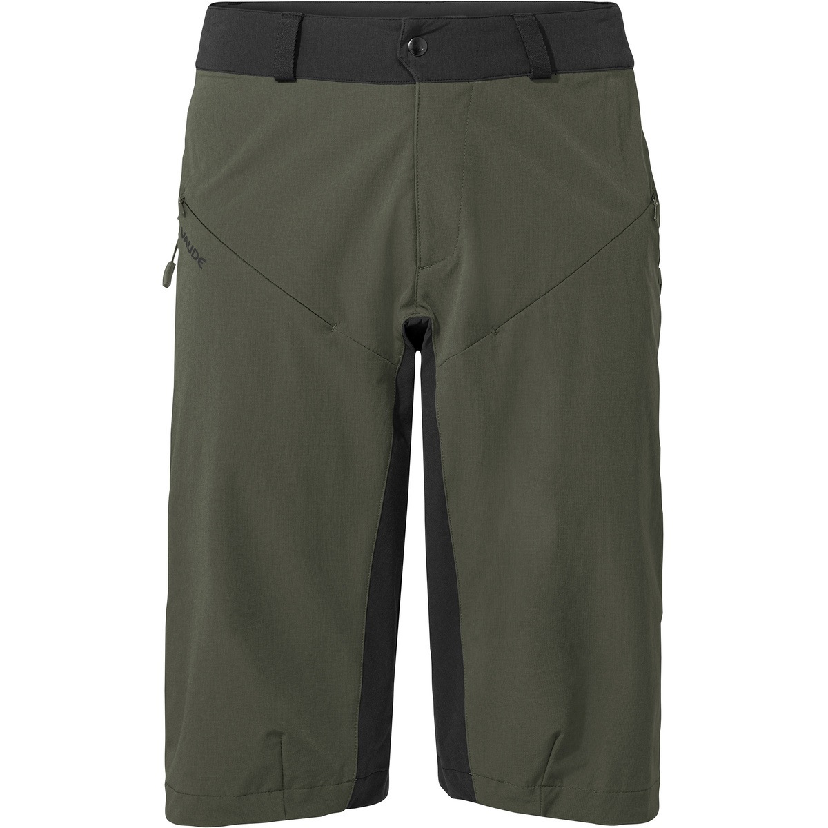 Vaude Uomo Pantaloncini ciclismo Moab V (Taglia L, Verde oliva)