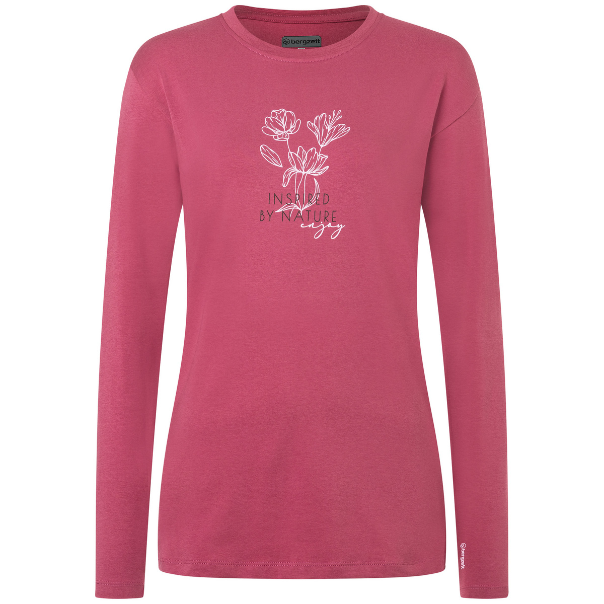 Bergzeit Basics Damen Bergzeit Longsleeve (Größe M, pink)
