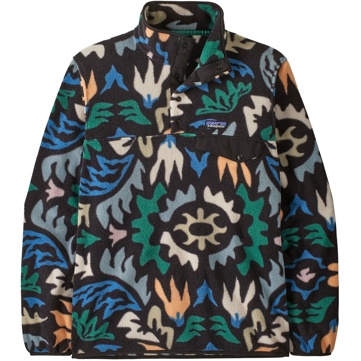 Patagonia Herren LW Synch Snap-T Pullover (Größe S, blau)