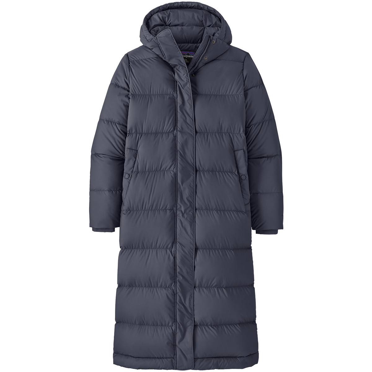 Patagonia Donna Parka Long Silent Down (Taglia M, Blu)