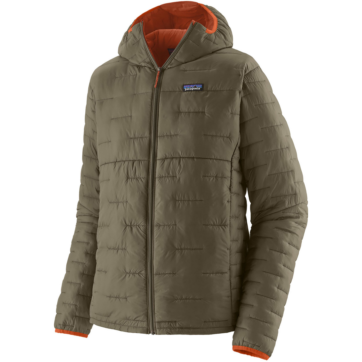Patagonia Herren Micro Puff Hoodie Jacke (Größe XS, oliv)