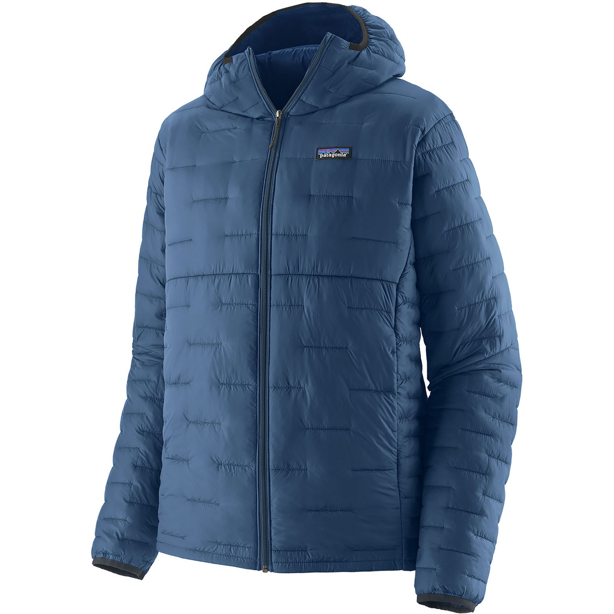 Patagonia Herren Micro Puff Hoodie Jacke (Größe XXL, blau)