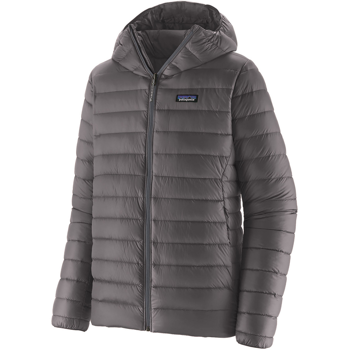 Patagonia Herren Down Sweater Hoodie Jacke (Größe L, grau)