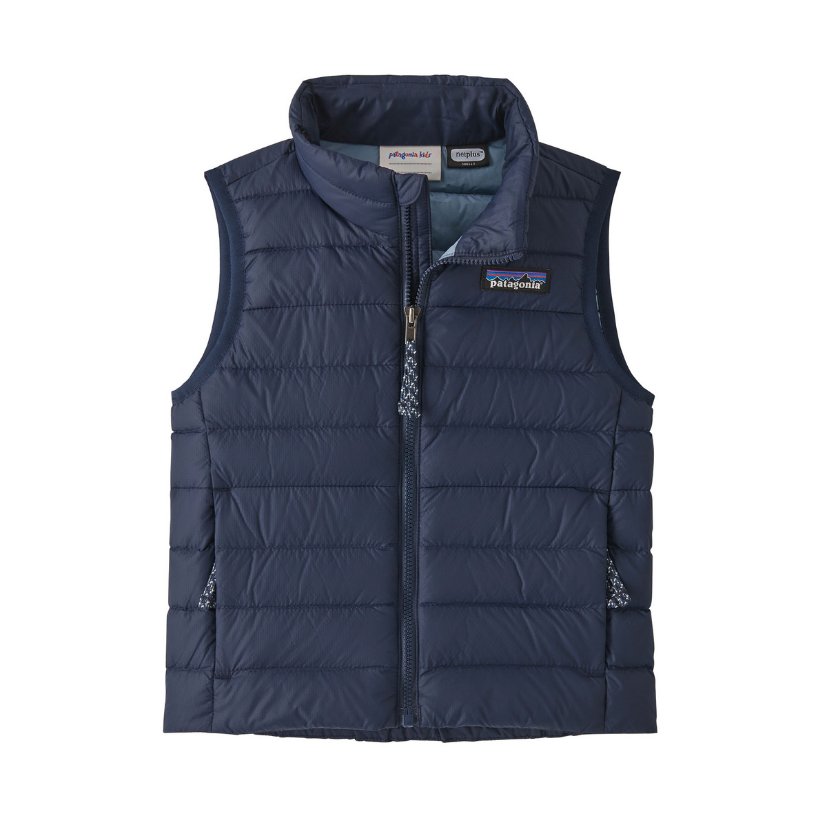 Patagonia Kinder Baby Down Sweater Weste (Größe 89, blau)