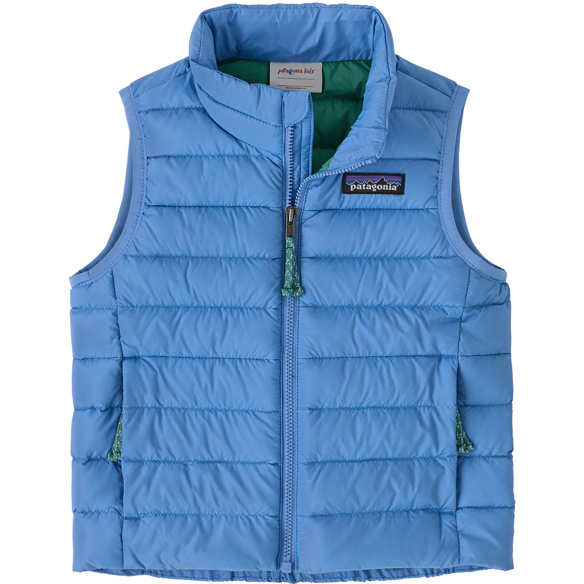 Patagonia Kinder Baby Down Sweater Weste (Größe 68, blau)