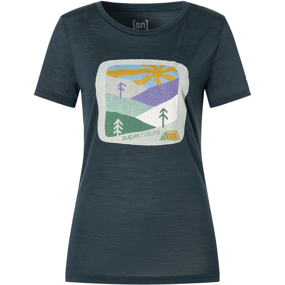 Image of Super.Natural Donna T-shirt Mountain Art
