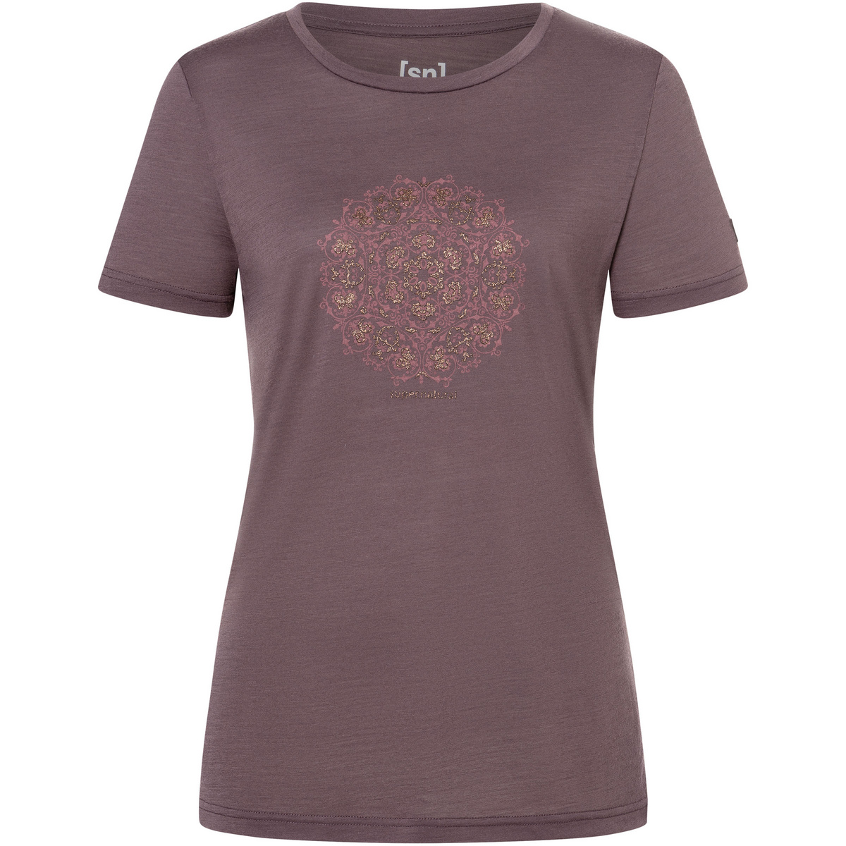 Super.Natural Damen Ornament T-Shirt (Größe M, rot)