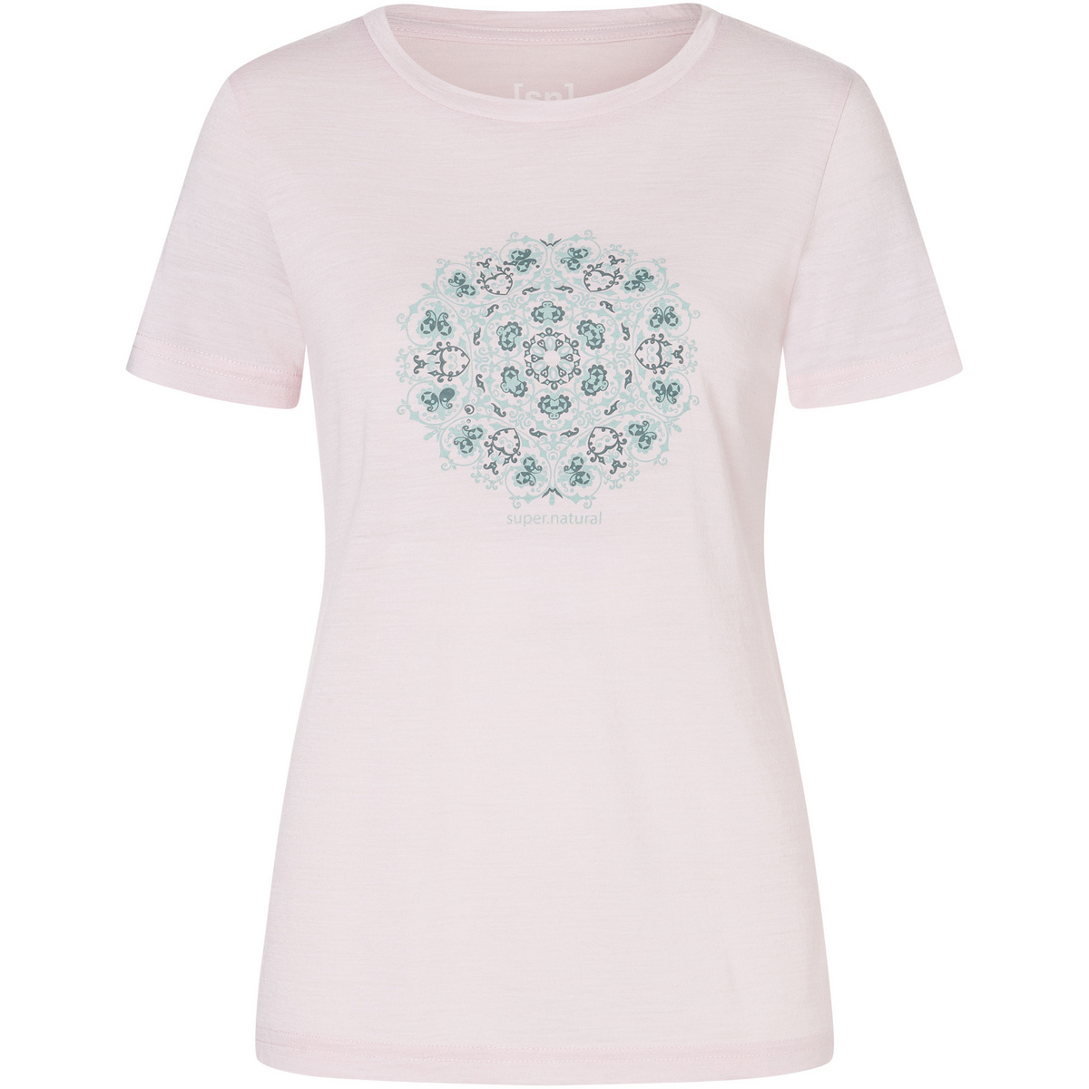 Super.Natural Damen Ornament T-Shirt (Größe S, rosa)