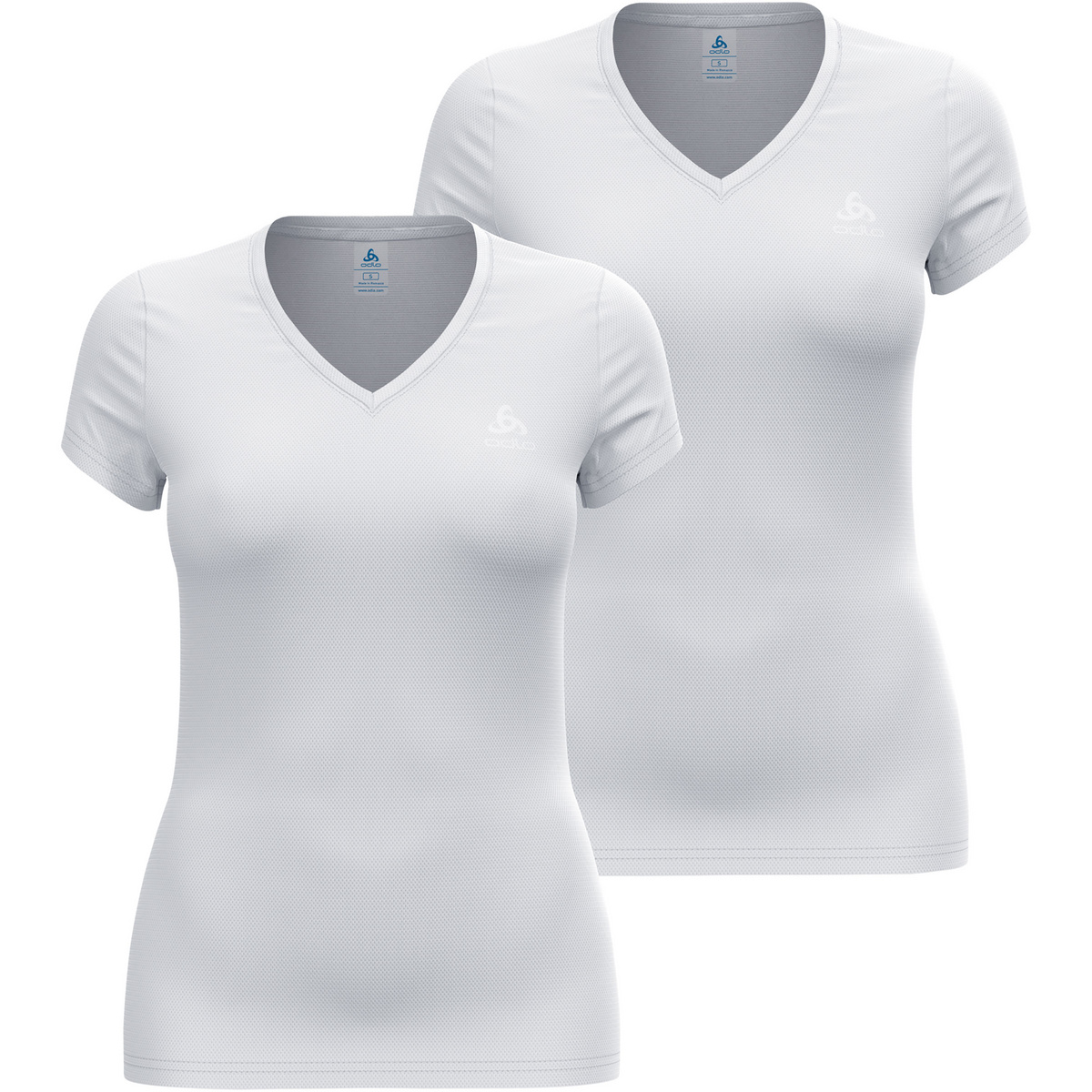 Odlo Damen Active Everyday Eco 2er Pack Tops (Größe XL, weiss)