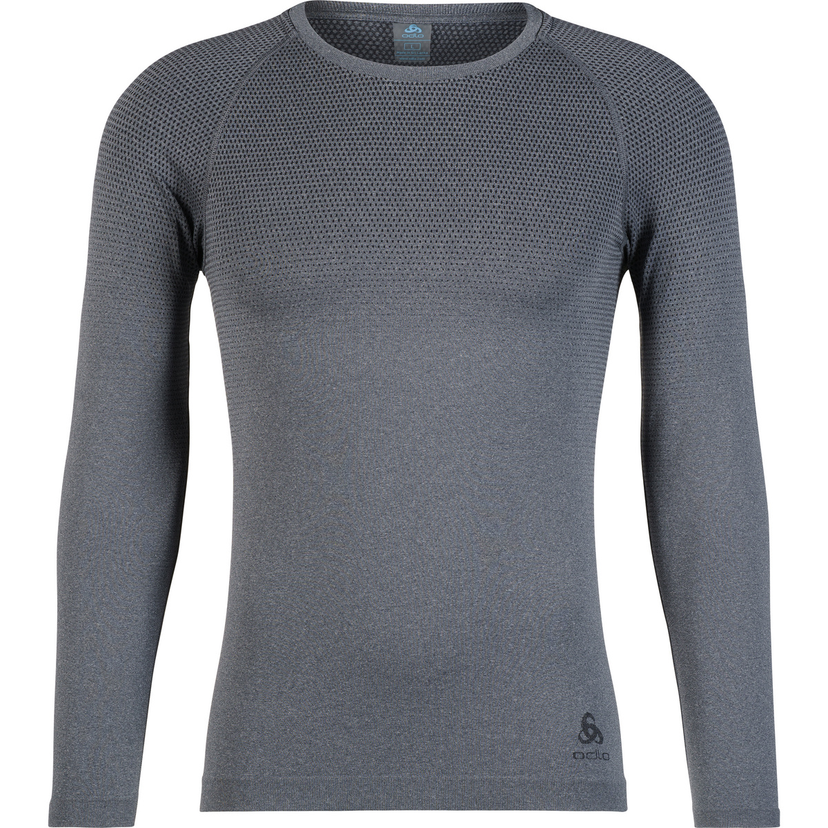 Odlo Uomo Maglia a maniche lunghe Performance Light Eco (Taglia XXL, Grigio)