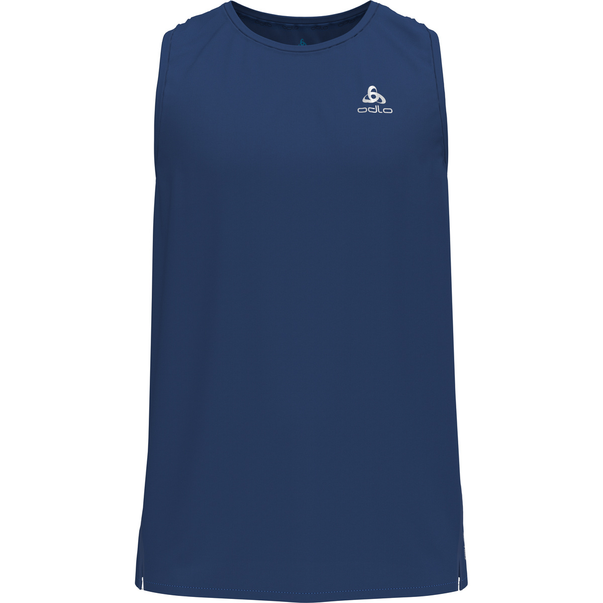 Odlo Uomo Canottiera Zeroweight Chill-Tec (Taglia XXL, Blu)