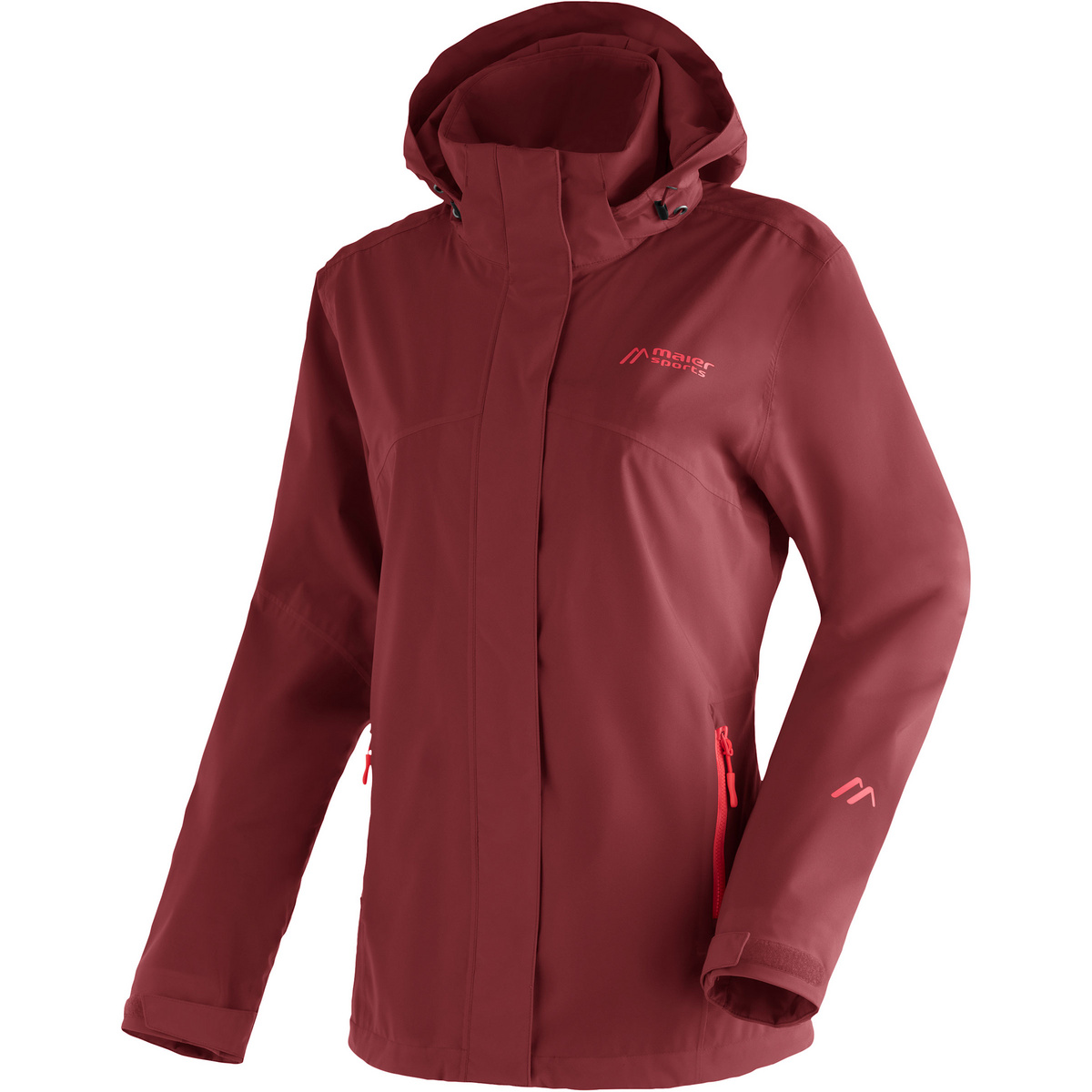 Maier Sports Damen Metor Sustain Jacke (Größe XS, rot)