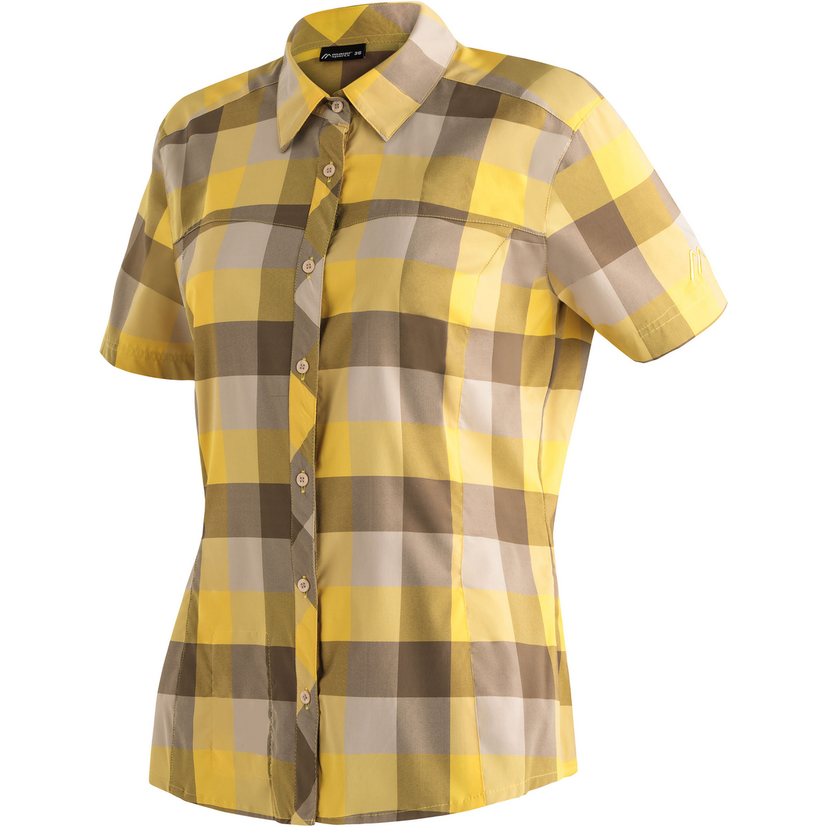 Maier Sports Donna Camicetta Kendra (Taglia M, Giallo)
