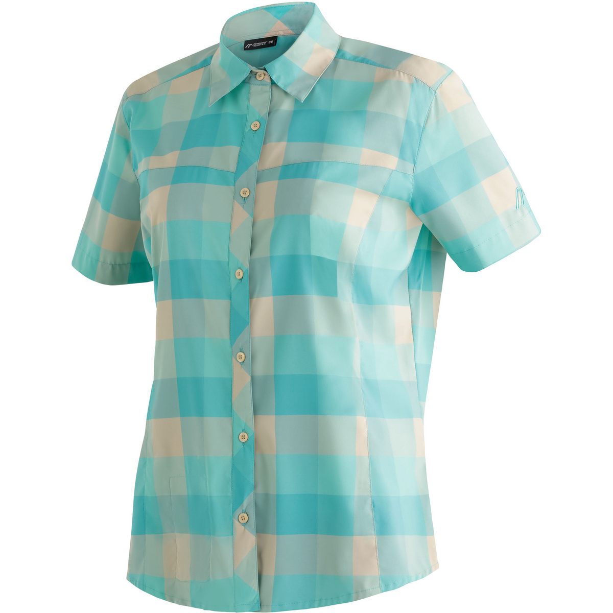 Maier Sports Donna Camicetta Kendra (Taglia 4XL, Turchese)