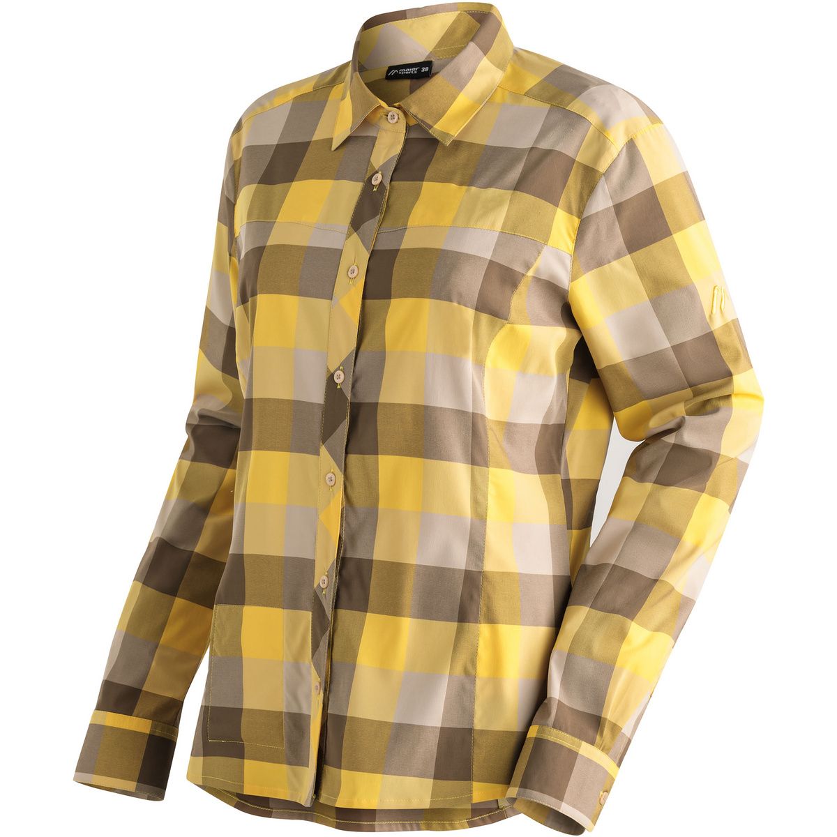 Maier Sports Donna Camicetta Kendra (Taglia M, Giallo)