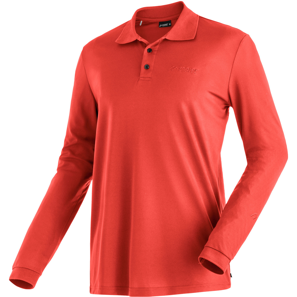 Maier Sports Herren Ulrich Polo T-Shirt (Größe XXL, rot)