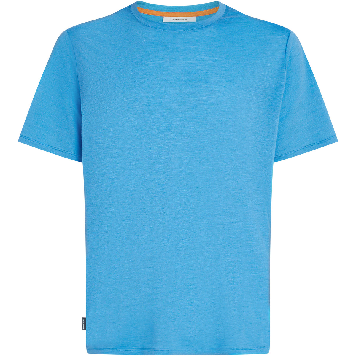 Icebreaker Uomo T-Shirt Merino Linen (Taglia M, Blu)