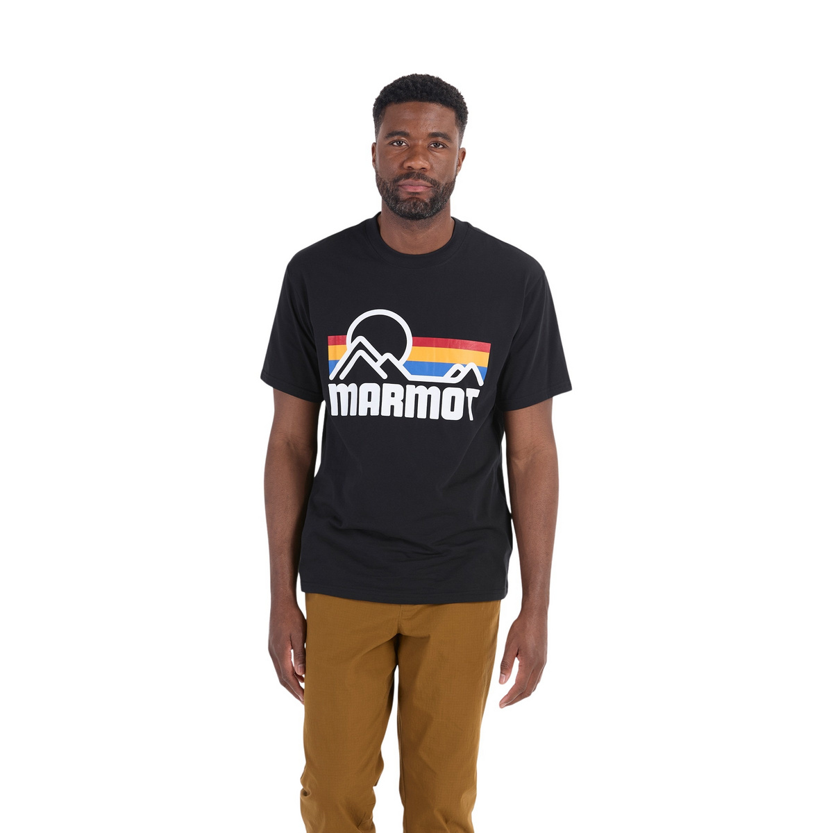 Marmot Uomo Maglia a manica corta Coastal (Taglia M, Nero)