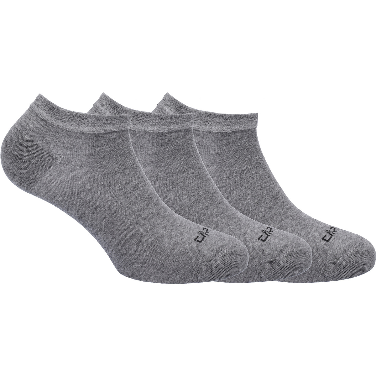 CMP Uomo Bamboo Invisibile 3er Pack Socken (Taglia 46 , Grigio)