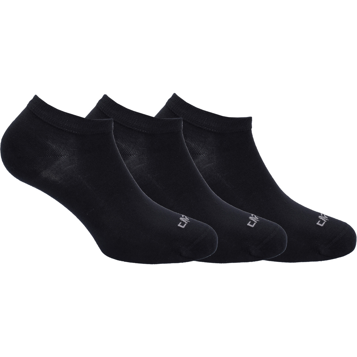 CMP Uomo Bamboo Invisibile 3er Pack Socken (Taglia 39 , Nero)