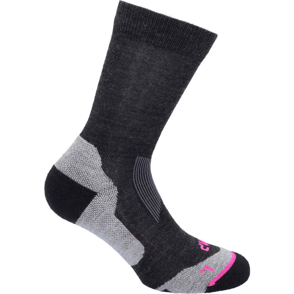 CMP Femme Chaussettes Trekking Wool (taille 36 , Noir)