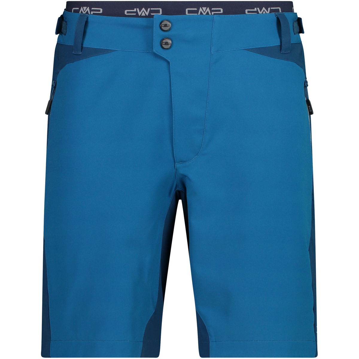 CMP Uomo Pantaloncini ciclismo (Taglia XL, Blu)