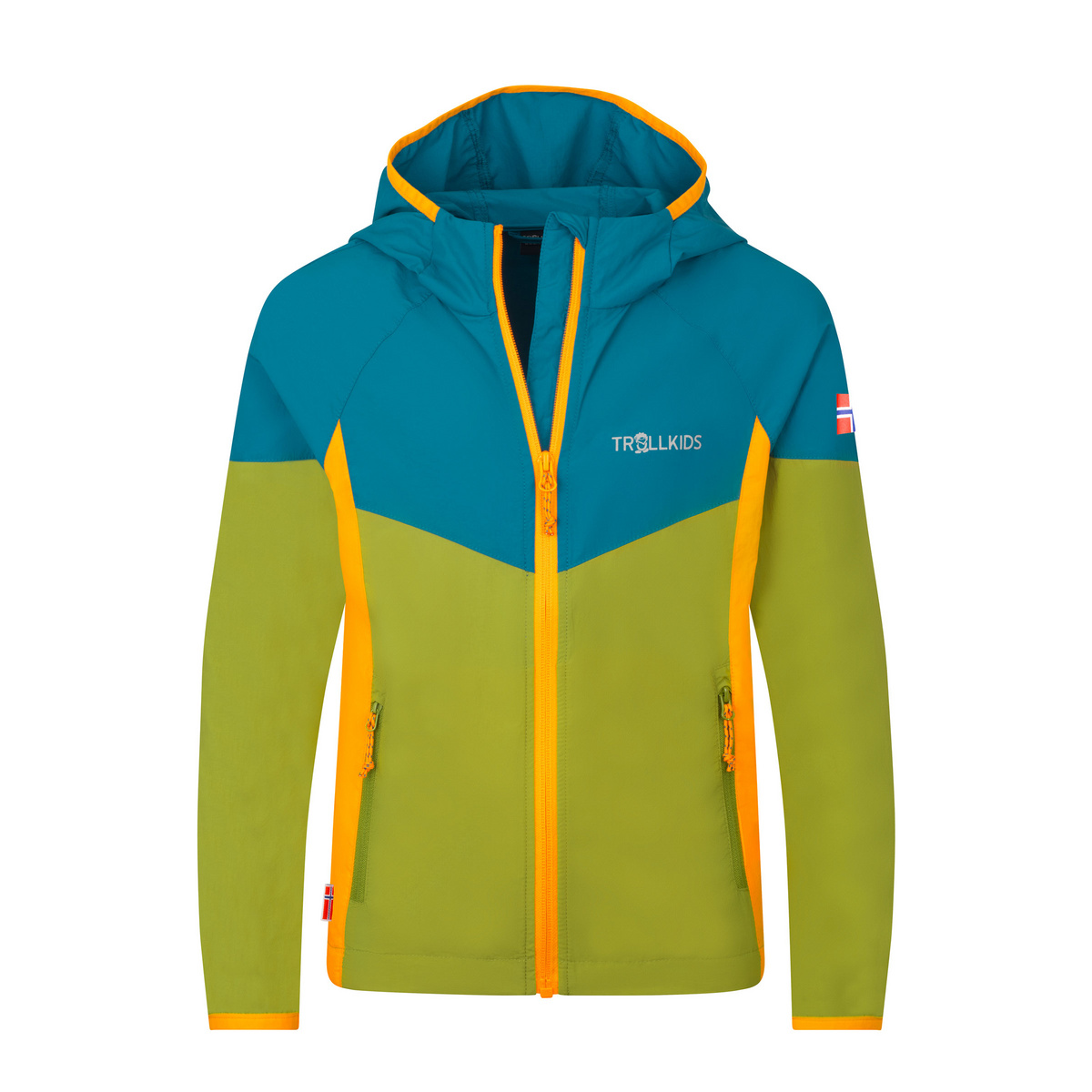 Trollkids Enfants Veste Sira (taille 116, Vert)