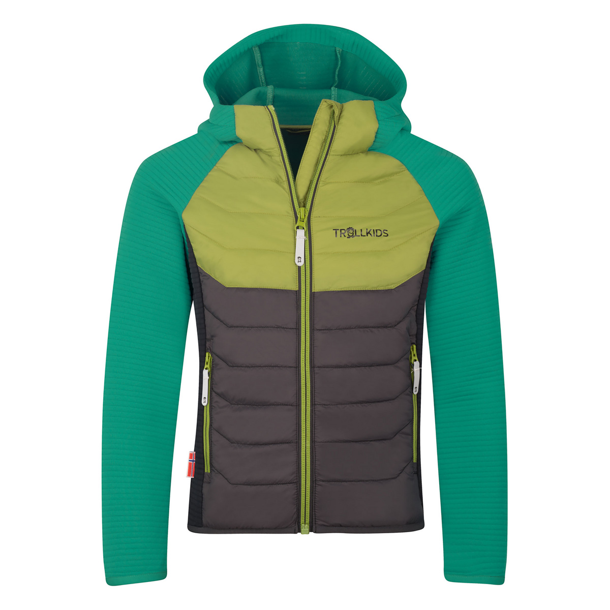 Trollkids Kinder Sirdal Jacke (Größe 164, tuerkis)