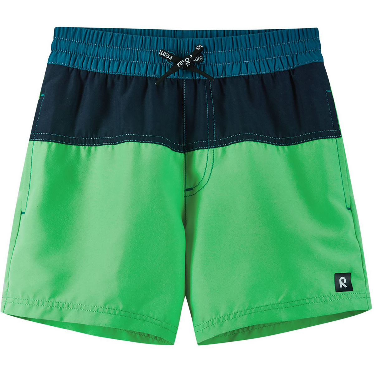 reima Enfants Short de bain Palmu (taille 134, Vert)