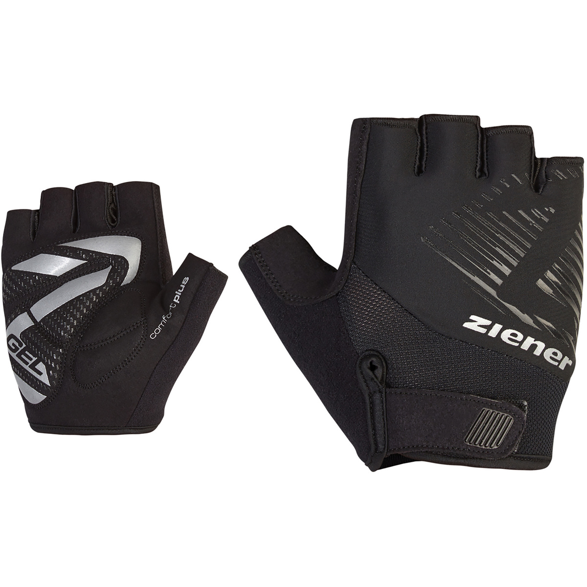 Ziener Uomo Guanti Curdt Bike (Taglia 8, Nero)