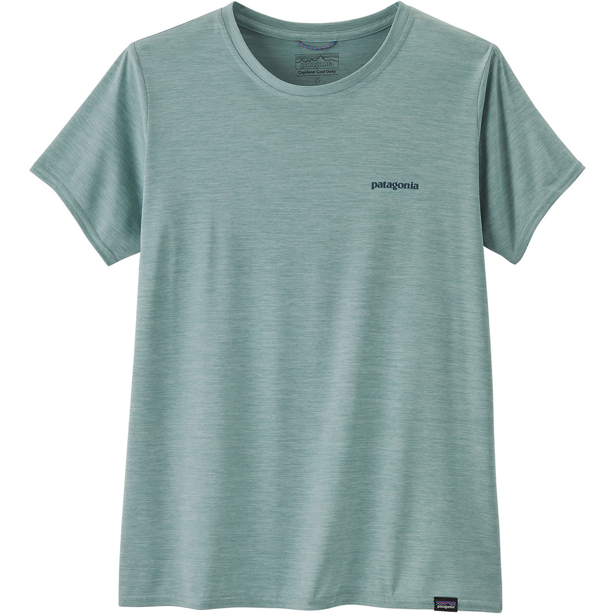 Patagonia Donna Maglietta Cap Cool Daily Waters (Taglia XS, Blu)