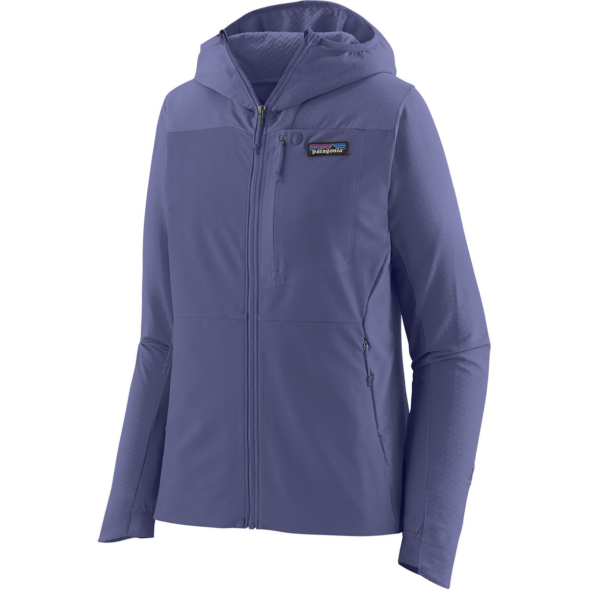 Image of Patagonia Donna Giacca con cappuccio CrossStrata R1