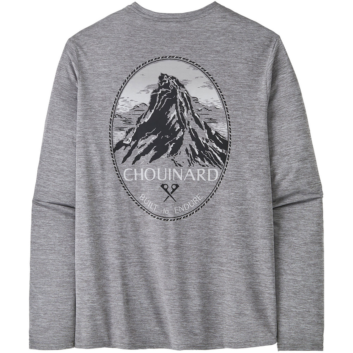 Patagonia Uomo Maglia a maniche lunghe Cap Cool Daily Lands (Taglia M, Grigio)