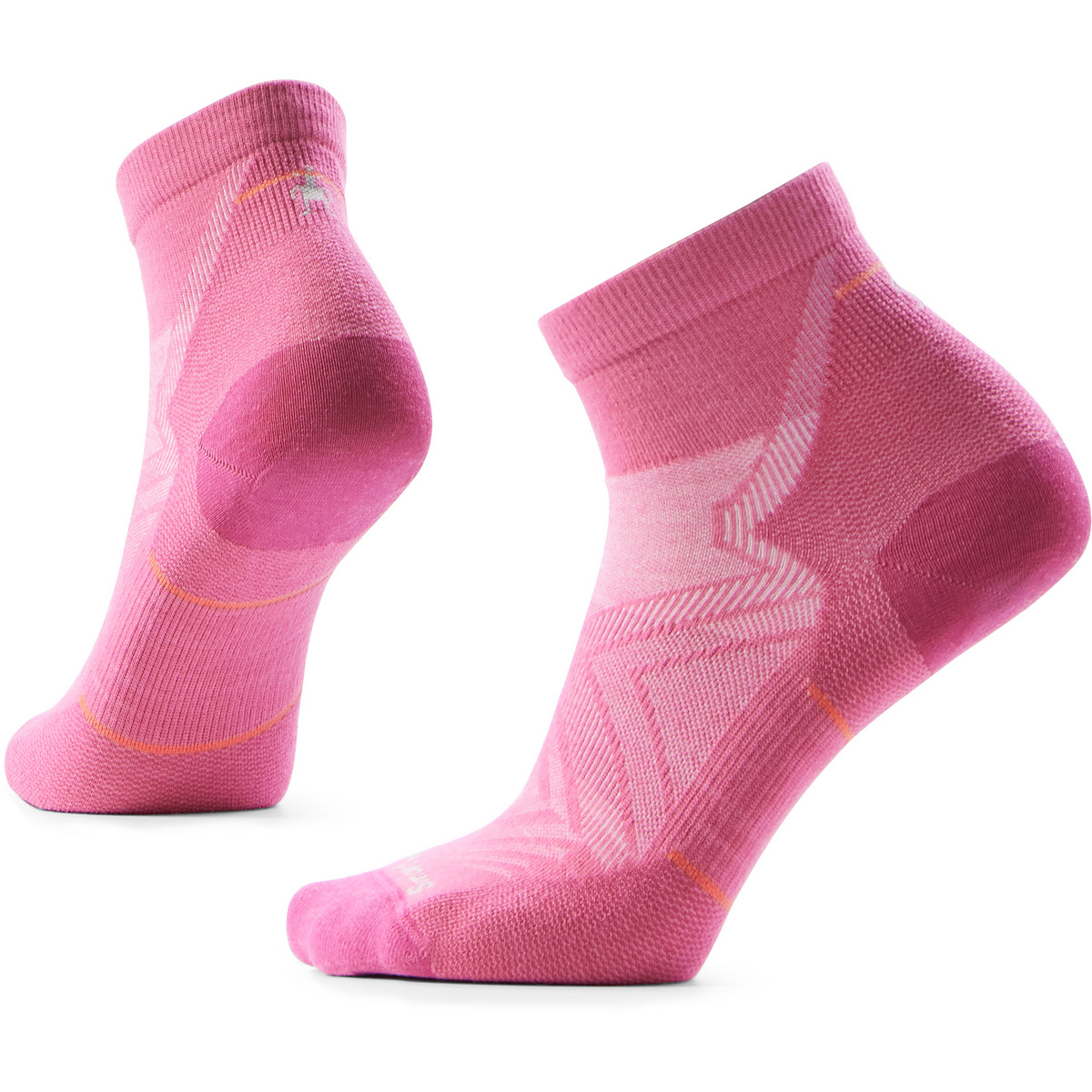 Smartwool Damen Run Zero Cushion Ankle Socken (Größe 38 , pink)