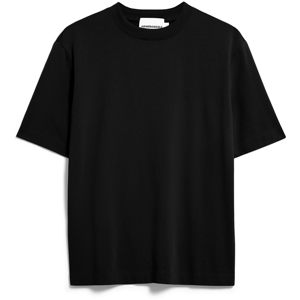 Armedangels Damen Tarjaa T-Shirt (Größe L, schwarz)