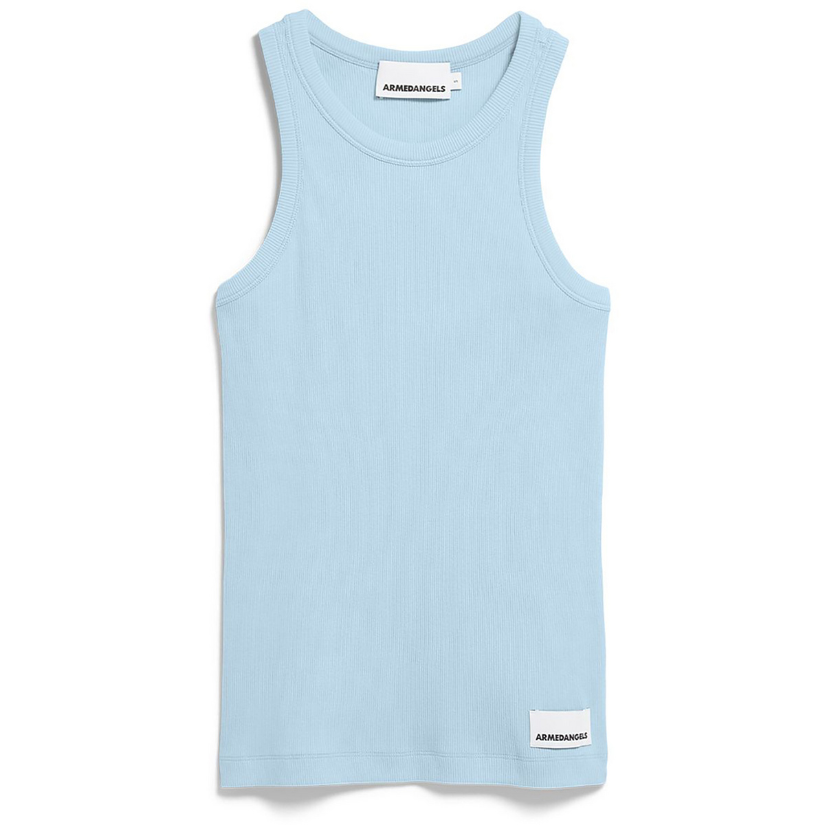 Armedangels Donna Canotta Kanitaa (Taglia XS, Blu)