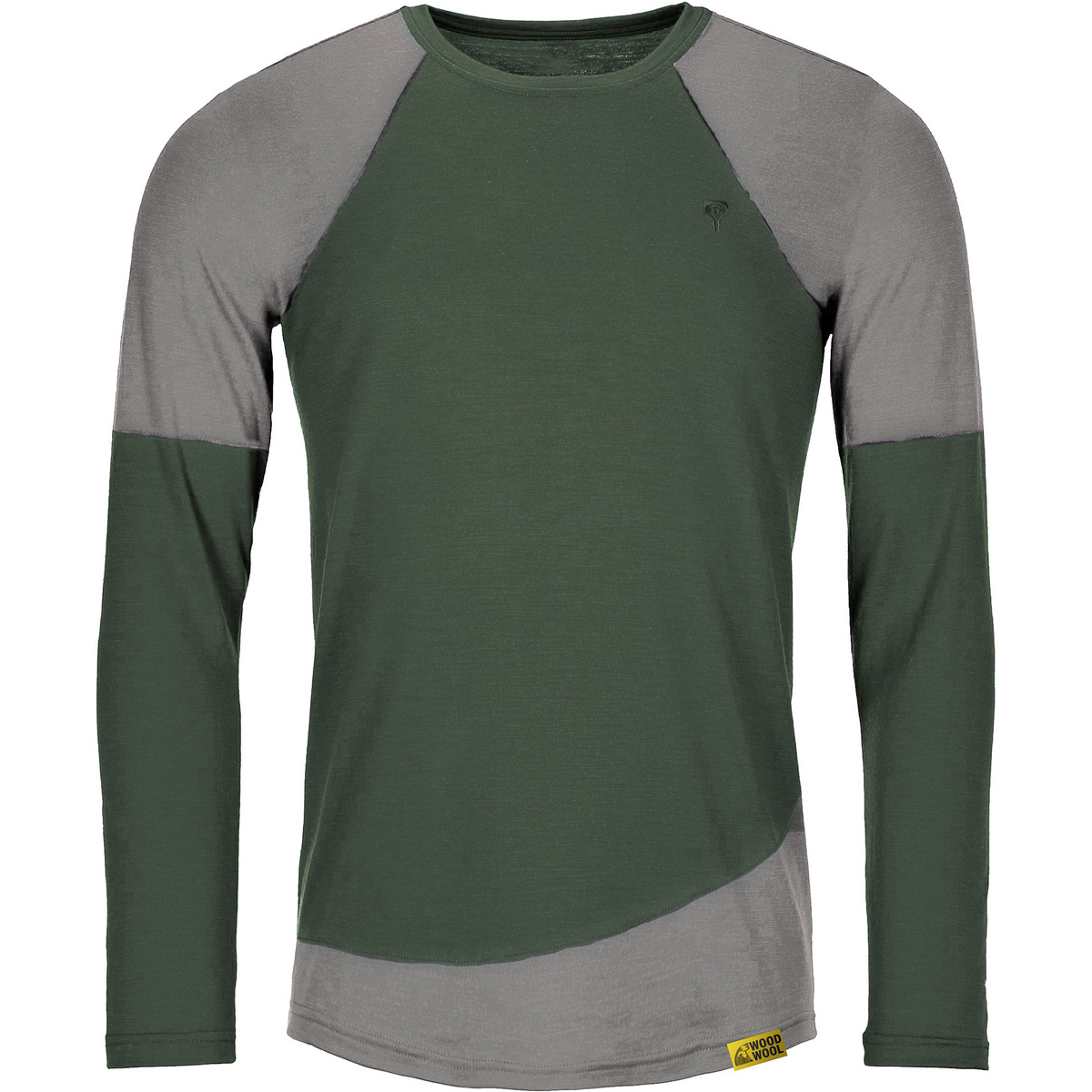 Grüezi Bag Herren Mr. Picard WoodWool Longsleeve (Größe XL, gruen)