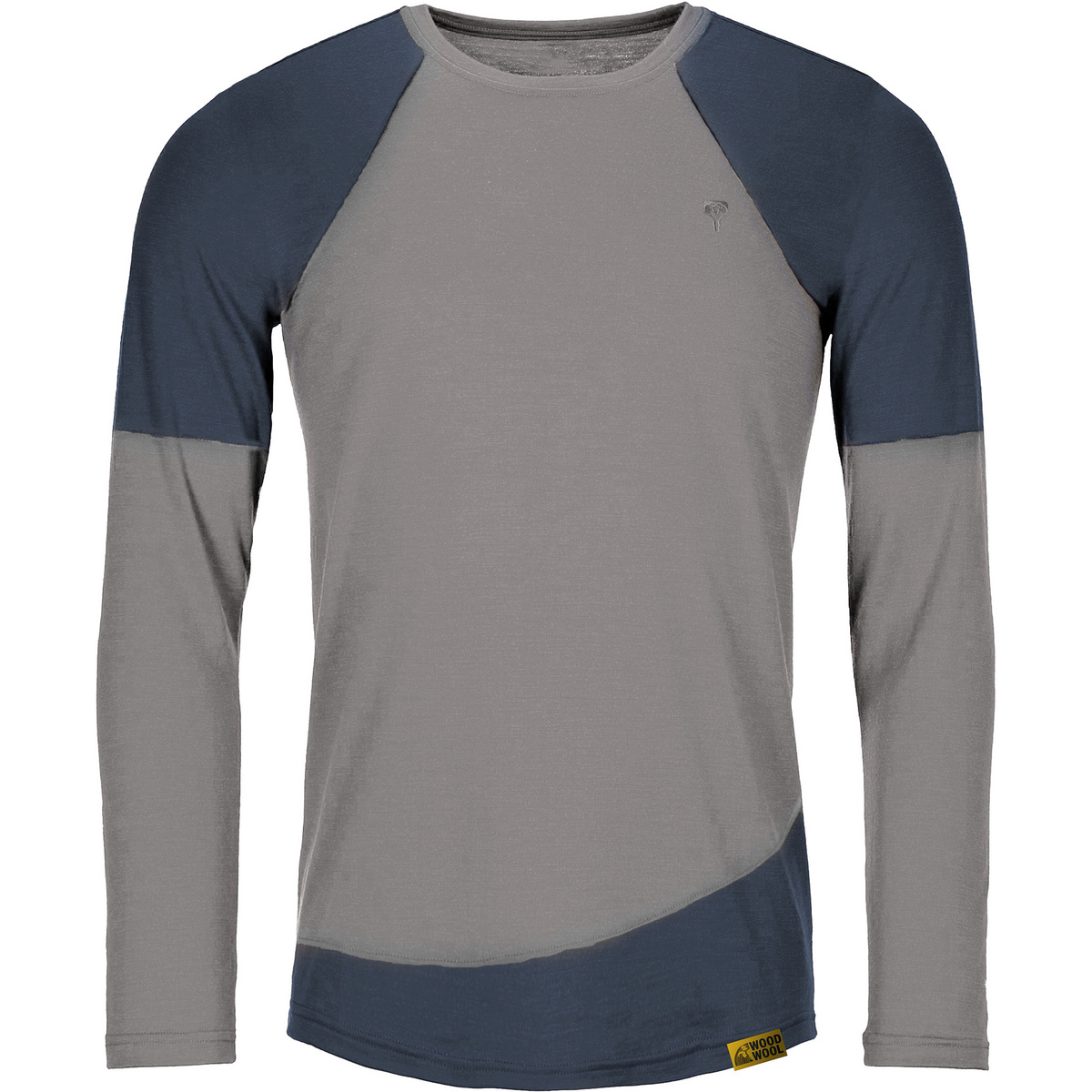 Grüezi Bag Herren Mr. Picard WoodWool Longsleeve (Größe S, grau)