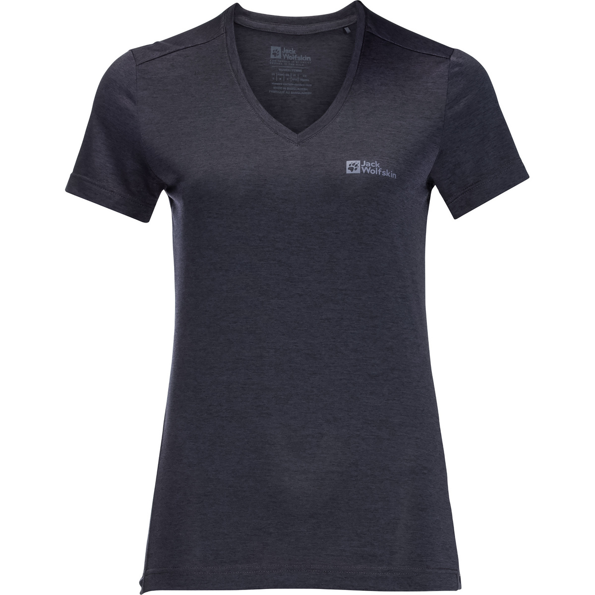 Jack Wolfskin Damen Crosstrail T-Shirt (Größe S, grau)