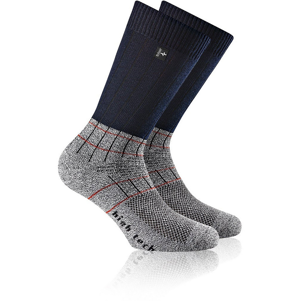 Rohner Kinder Fibre High Tech Socken (Größe 35 , grau)