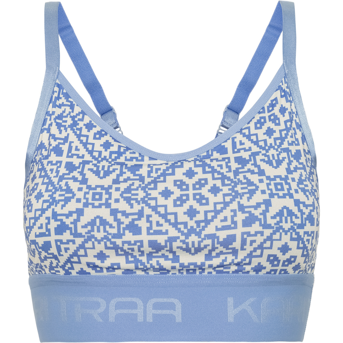 Kari Traa Damen Frøya Printed Sport BH (Größe M, blau)