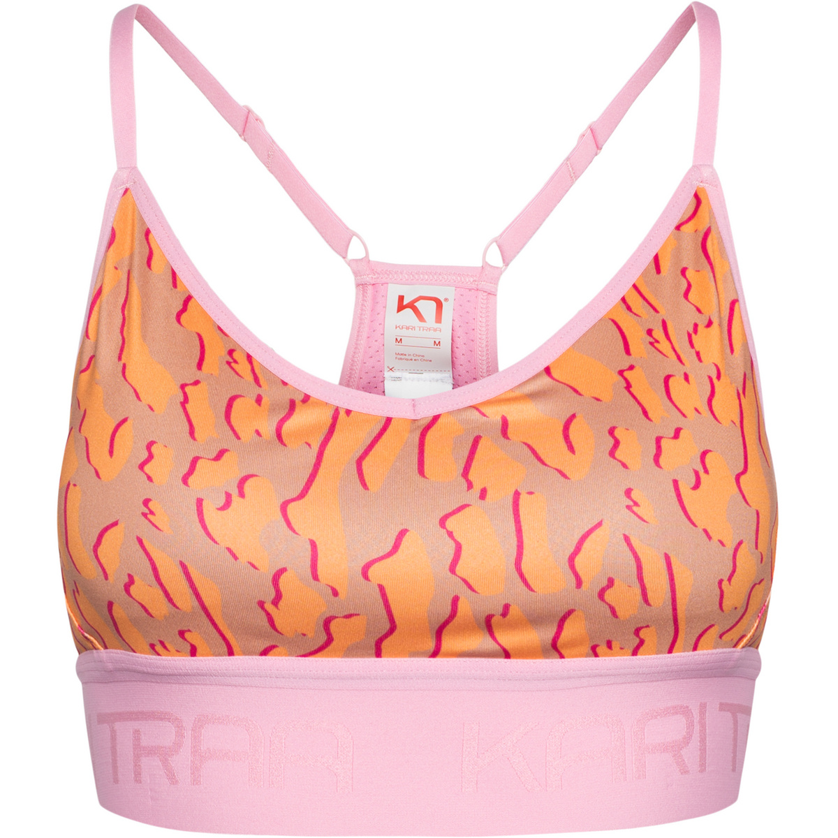 Kari Traa Damen Var Printed Sport BH (Größe S, braun)