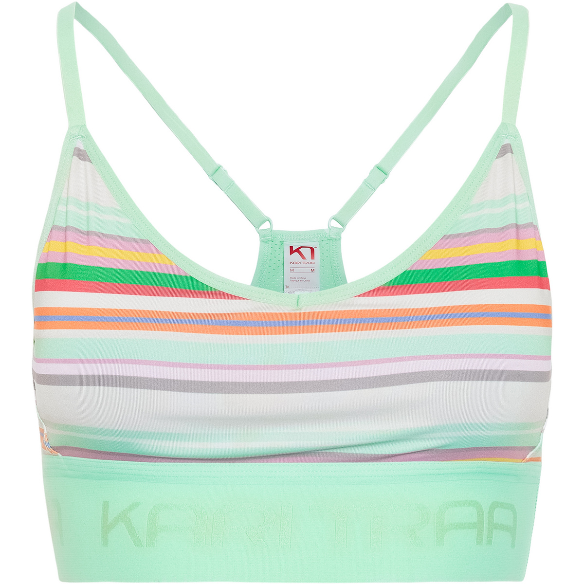 Kari Traa Donna Reggiseno sportivo Var Printed Sport (Taglia M, Verde)