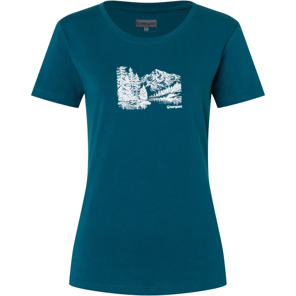 Bergzeit Basics Damen Bergzeit T-Shirt (Größe M, blau)
