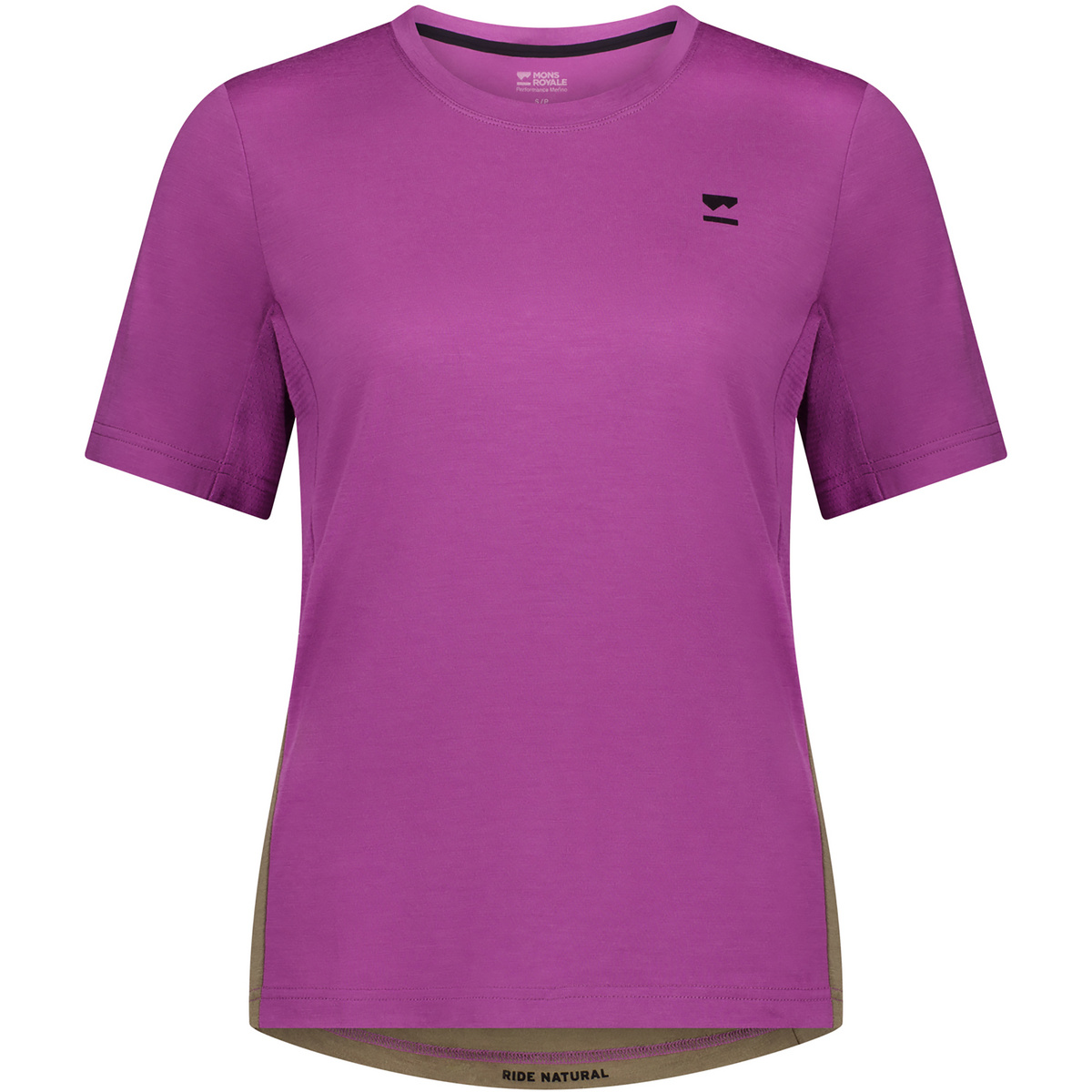 Image of Mons Royale Donna Maglia a manica corta Tarn Merino Shift