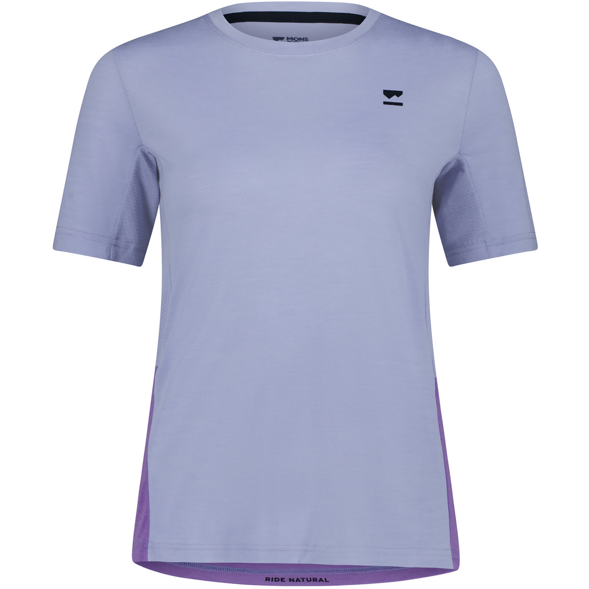 Mons Royale Damen Tarn Merino Shift T-Shirt (Größe XL, blau)