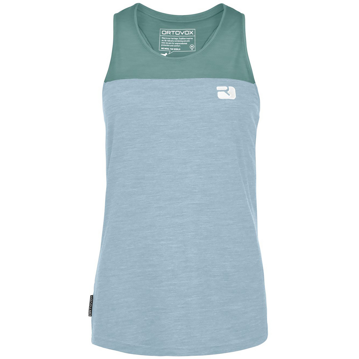 Ortovox Damen 150 Cool Logo Top (Größe L, tuerkis)