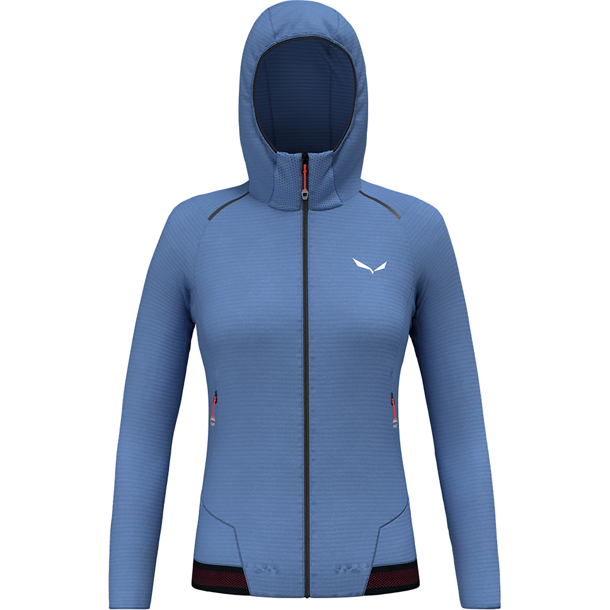 Salewa Donna Giacca con cappuccio Pedroc Pl (Taglia S, Blu)