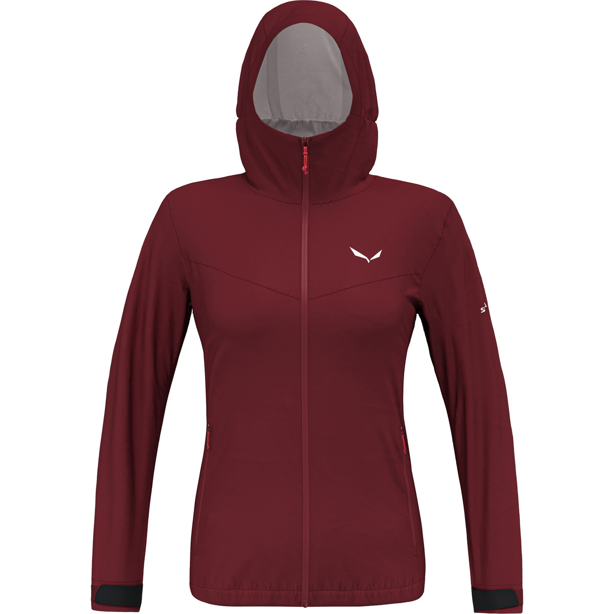 Salewa Donna Giacca Puez Aqua 4 Ptx 2.5l (Taglia L, Rosso)